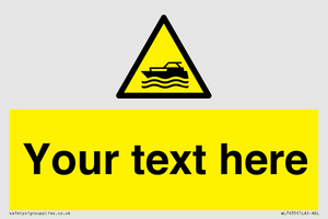 Custom Warning motorised watercraft